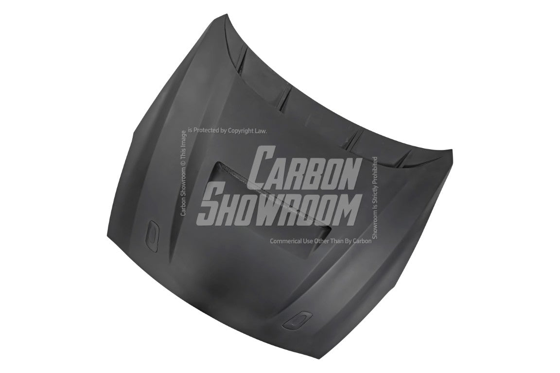 Nissan GTR Nismo Black Edition Track Edition Premium Base 2008 2009 2010 2011 2012 2013 2014 2015 2016 (for installation on 2017-2024 vehicles, 2008-2016 front bumper is recommended) with Aftermarket Parts - "Godzilla" Hood Bonnet Carbon Fiber / FRP from Robot Craftsman