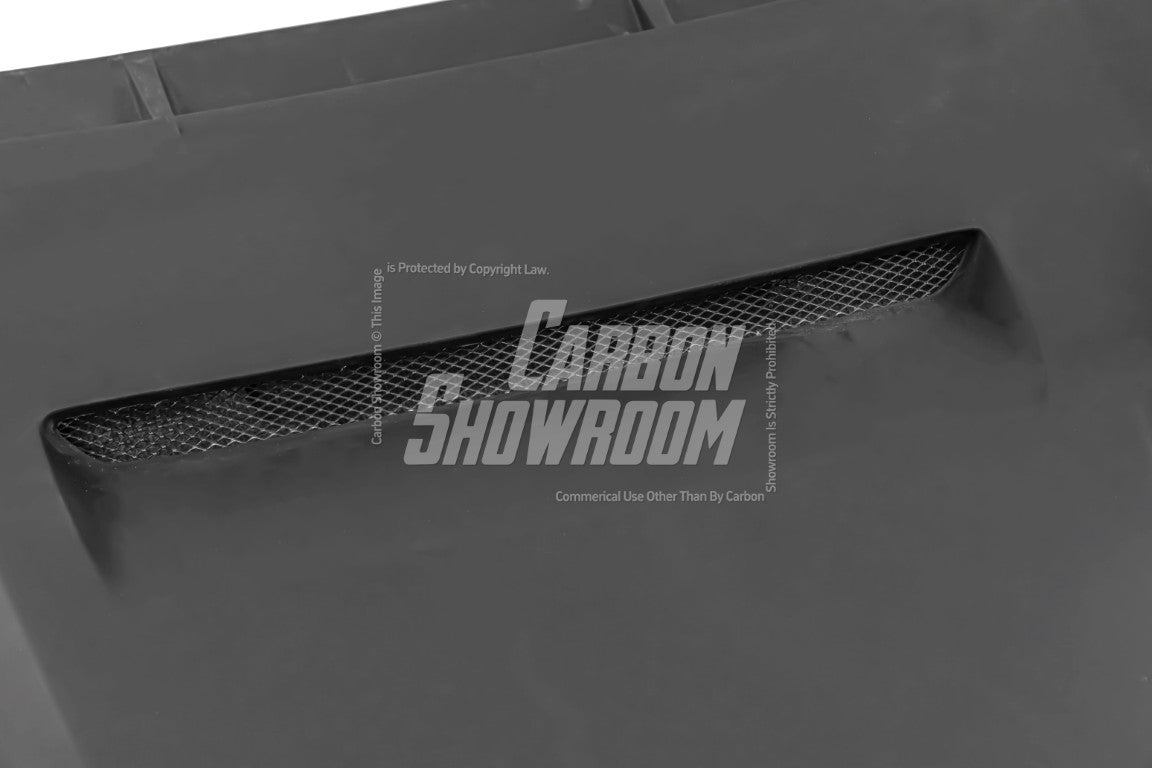 Nissan GTR Nismo Black Edition Track Edition Premium Base 2008 2009 2010 2011 2012 2013 2014 2015 2016 (for installation on 2017-2024 vehicles, 2008-2016 front bumper is recommended) with Aftermarket Parts - "Godzilla" Hood Bonnet Carbon Fiber / FRP from Robot Craftsman