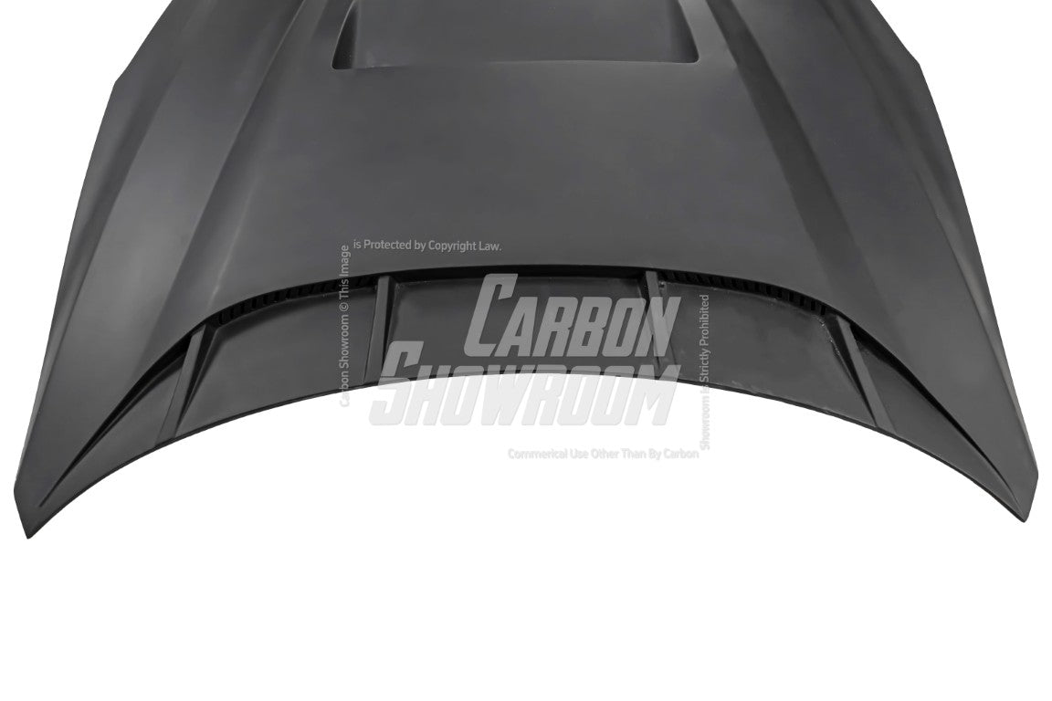 Nissan GTR Nismo Black Edition Track Edition Premium Base 2008 2009 2010 2011 2012 2013 2014 2015 2016 (for installation on 2017-2024 vehicles, 2008-2016 front bumper is recommended) with Aftermarket Parts - "Godzilla" Hood Bonnet Carbon Fiber / FRP from Robot Craftsman