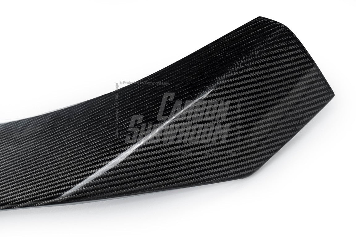 Cadillac CT5 CT5-V Sport Premium Luxury Base 2020 2021 2022 2023 2024 with Aftermarket Parts - "PRISM" Front Bumper & Front Lip Carbon Fiber / FRP from Robot Craftsman
