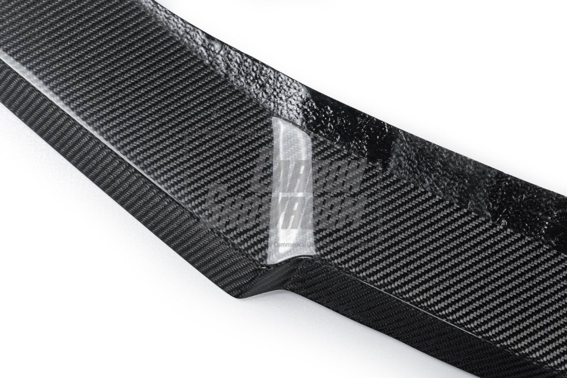 Cadillac CT5 CT5-V Sport Premium Luxury Base 2020 2021 2022 2023 2024 with Aftermarket Parts - "PRISM" Front Bumper & Front Lip Carbon Fiber / FRP from Robot Craftsman