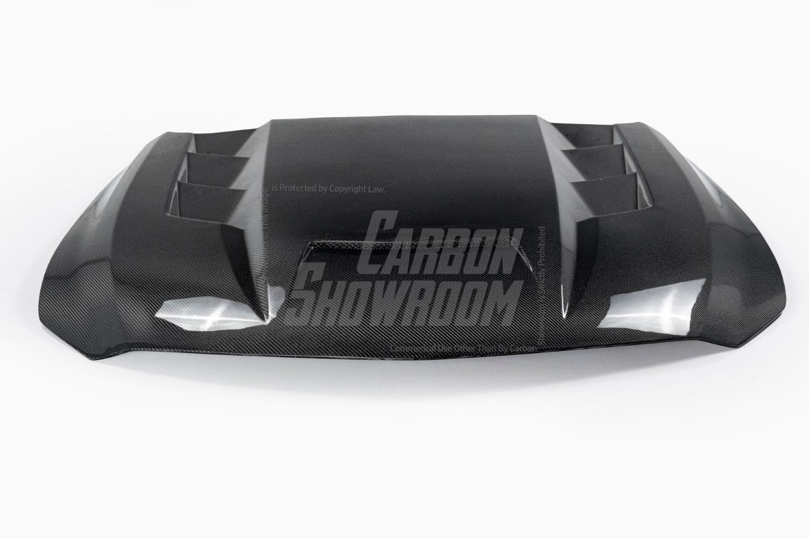 Cadillac CT5 CT5-V Blackwing Sport Premium Luxury Base 2020 2021 2022 2023 2024 with Aftermarket Parts - "PRISM" Hood Bonnet Carbon Fiber / FRP from Robot Craftsman