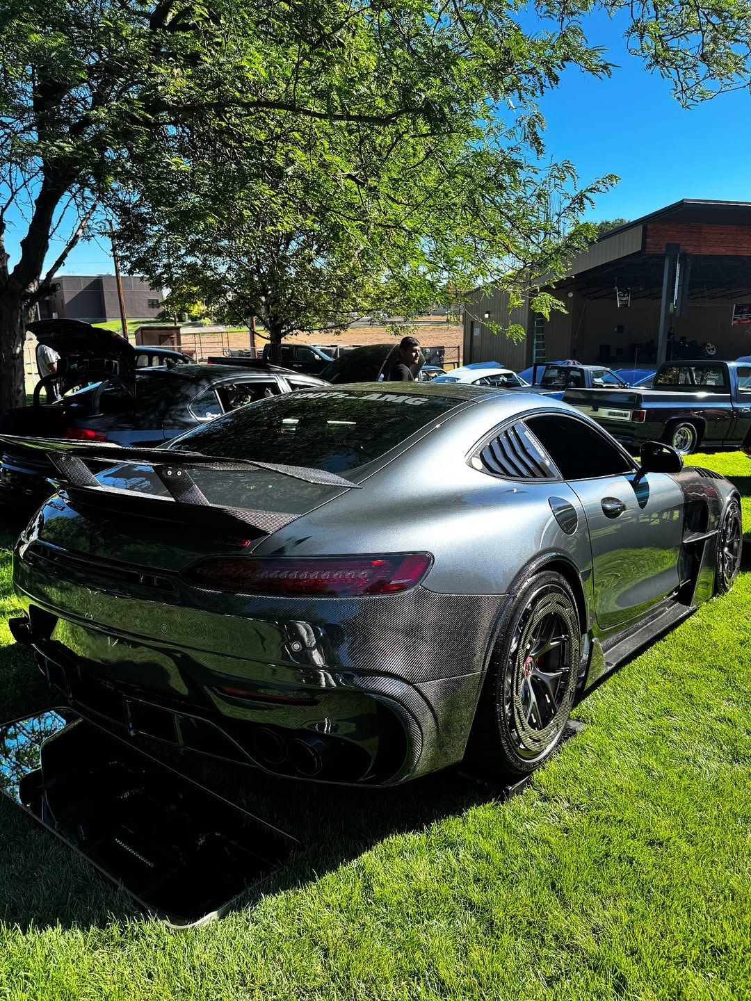Mercedes Benz AMG GT/GTS/GTC/GTR C190 (fits both Pre-facelift & facelift) 2015 2016 2017 2018 2019 2020 2021 with Aftermarket Parts - Paragon Rear Wing Carbon Fiber / FRP from Robot Craftsman
Mercedes Benz AMG GT/GTS/GTC/GTR C190 (fits both Pre-facelift & facelift) 2015 2016 2017 2018 2019 2020 2021 with Aftermarket Parts - Paragon Rear Wing Carbon Fiber / FRP from Robot Craftsman