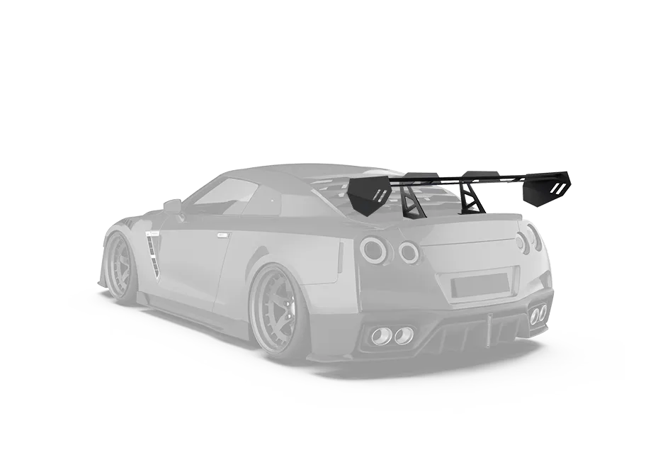 Nissan GTR Nismo Aftermarket Parts - Robot Craftsman Swan Neck