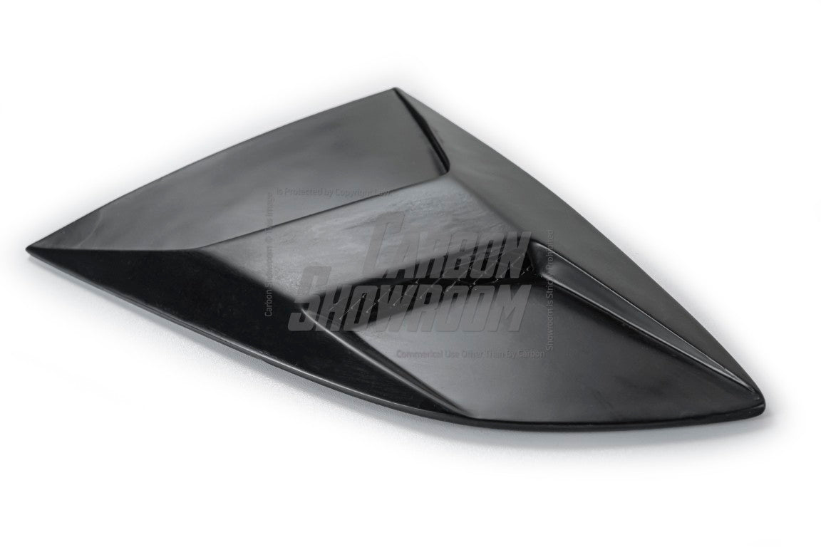 Subaru BRZ ZD8 2022 2023 2024 & Toyota GR86 ZN8 2022 2023 2024 with Aftermarket Parts - "SHINING" Side Window Louver Trim Carbon Fiber / FRP from Robot Craftsman
