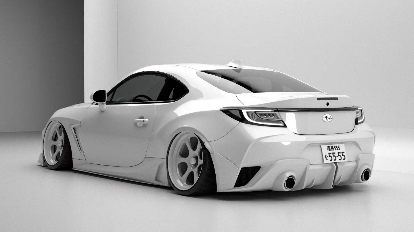 BRZ ZD8 & GR86 ZN8 Aftermarket Parts Robot Craftsman Rear Bumper