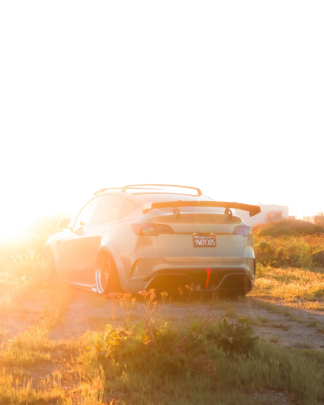 Tesla Model Y Performance AWD Long Range RWD Standard 2020 2021 2022 2023 2024 with Aftermarket Parts - "STARSHIP" Rear Bumper & Diffuser (Third Brake Light Included) PP from Robot Craftsman