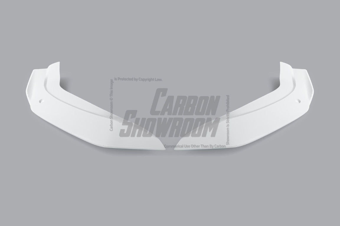 Tesla Model Y Performance AWD Long Range RWD Standard 2020 2021 2023 2024 with Aftermarket Parts - "STARSHIP" Stage 1 Corner Lip (2 pcs) & Stage 2 Corner Lip (4 pcs) & Front Bumper Carbon Fiber from Robot Craftsman