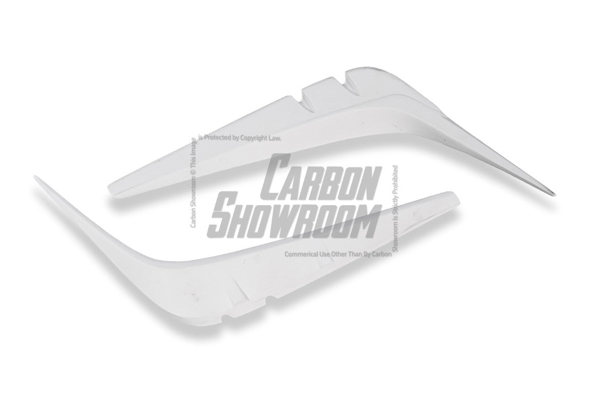 Tesla Model Y Performance AWD Long Range RWD Standard 2020 2021 2023 2024 with Aftermarket Parts - "STARSHIP" Upper Valences Carbon Fiber / FRP from Robot Craftsman