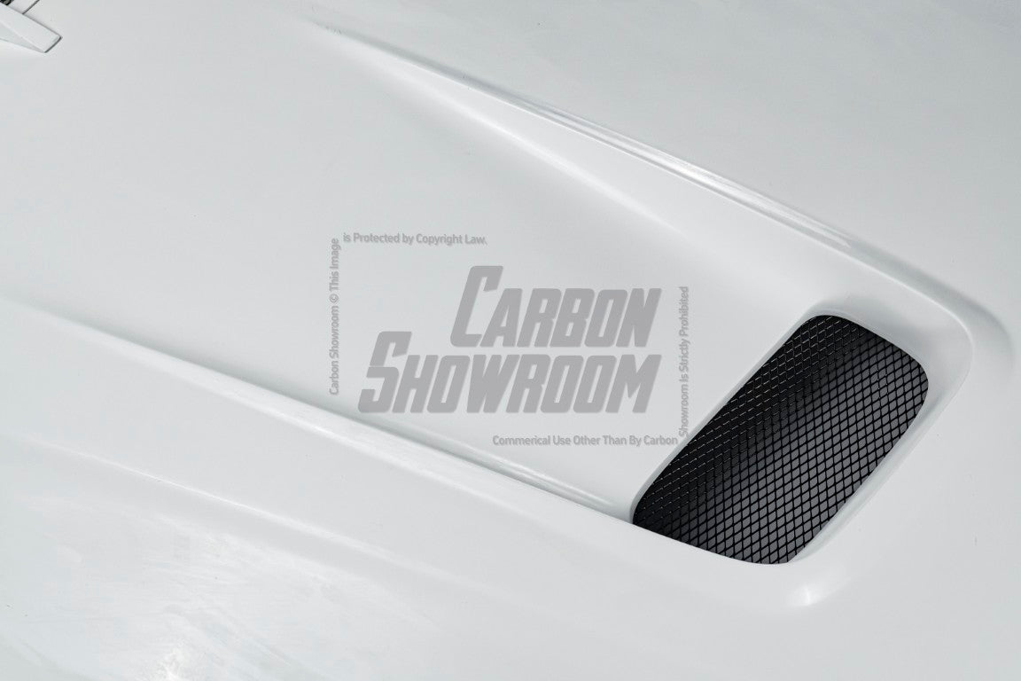 Ford Mustang Ecoboost V6 GT March1 Bullitt S550.2 2018 2019 2020 2021 2022 2023 with Aftermarket Parts - STORM Hood Bonnet Carbon Fiber / FRP from Robot Craftsman