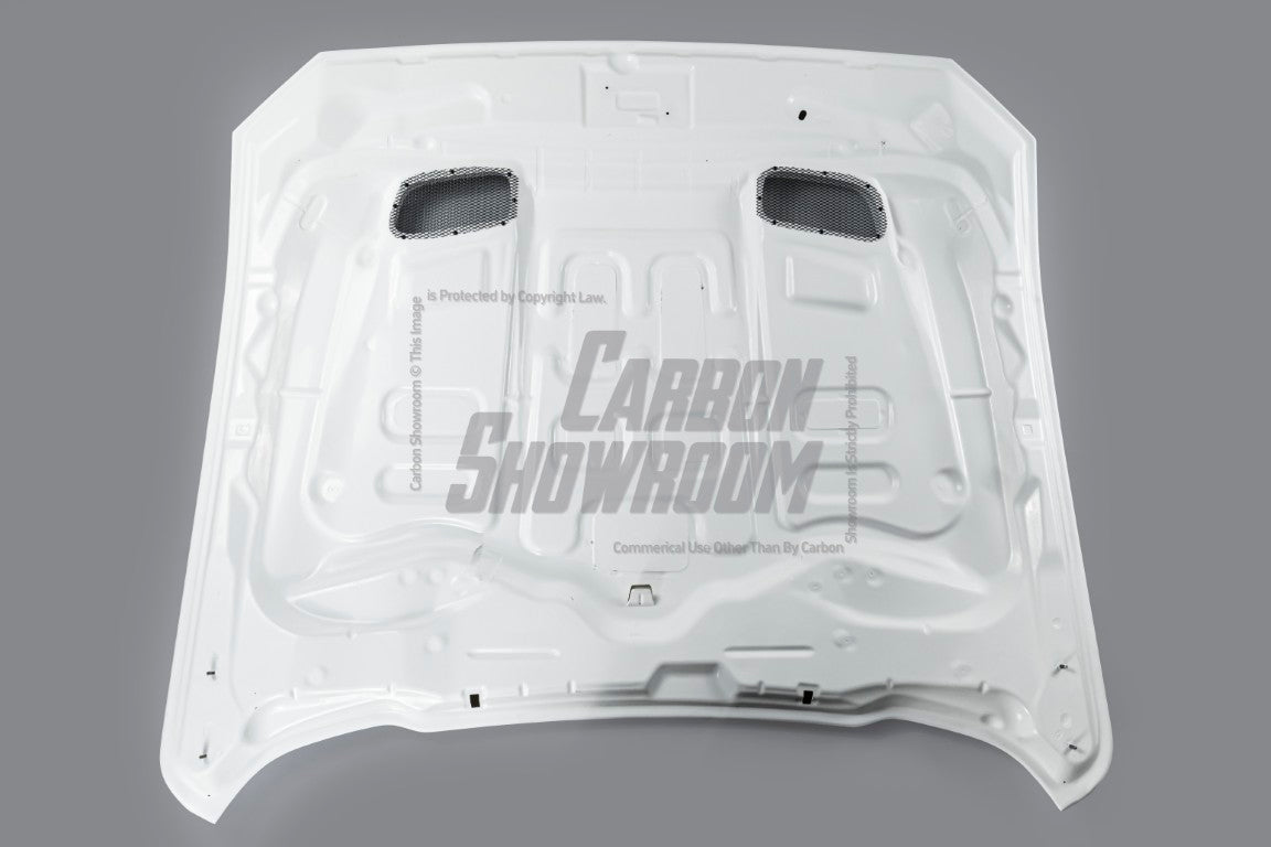 Ford Mustang Ecoboost V6 GT March1 Bullitt S550.2 2018 2019 2020 2021 2022 2023 with Aftermarket Parts - STORM Hood Bonnet Carbon Fiber / FRP from Robot Craftsman