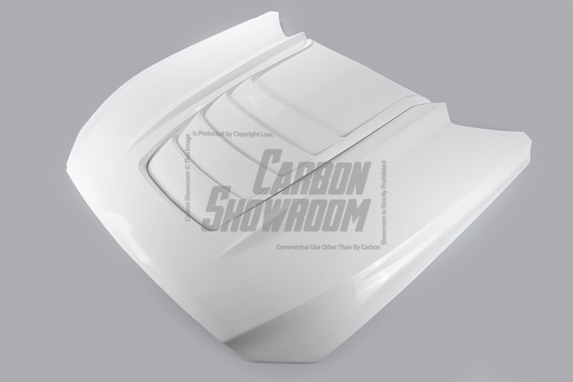 Ford Mustang Ecoboost V6 GT S550.1 2015 2016 2017 with Aftermarket Parts - STORM Hood Bonnet Carbon Fiber / FRP from Robot Craftsman