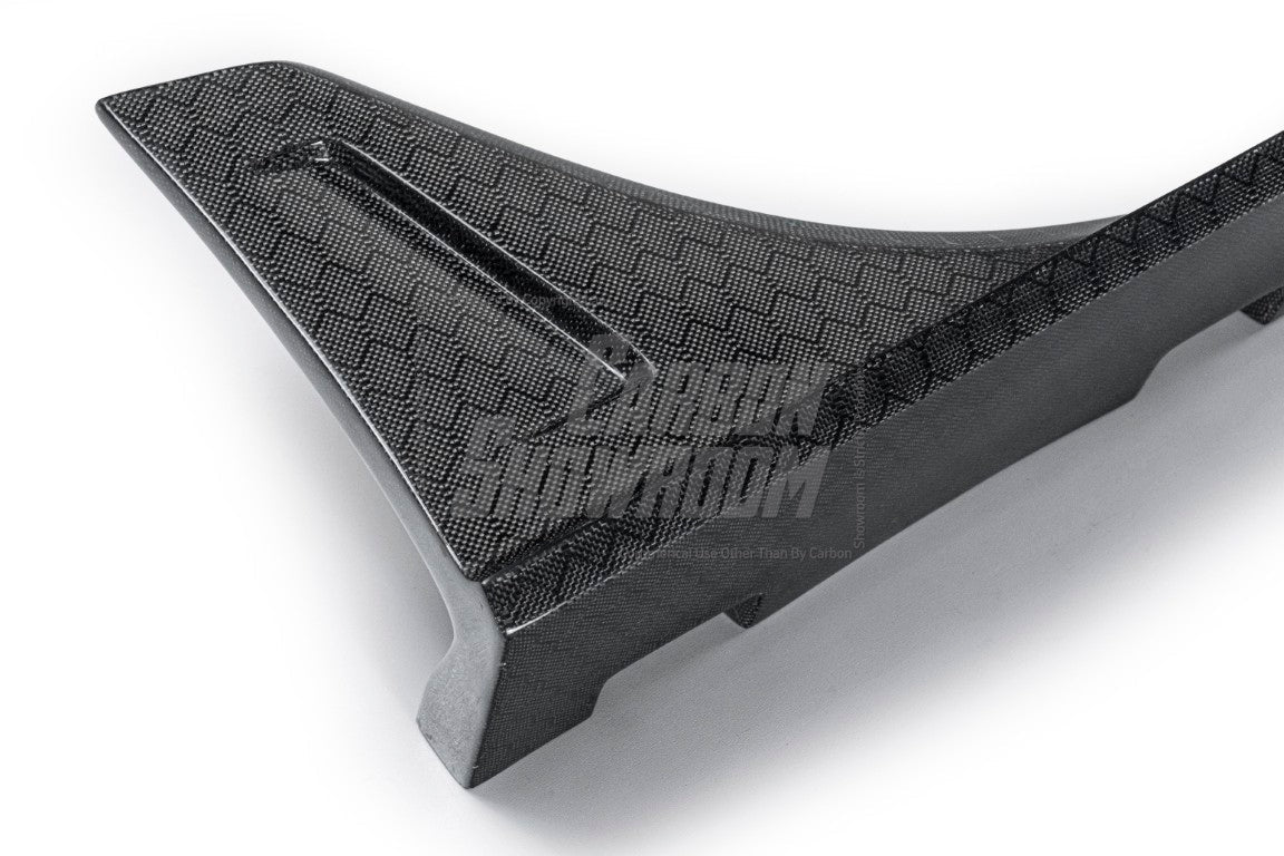 Honda Civic 10th Gen FC1 FC2 FC5 FC6 2016 2017 2018 2019 2020 2021 & Civic 10th Gen FK7 2017 2018 2019 2020 2021 (compatible with both OEM width and ROBOT CRAFTSMAN widebody) with Aftermarket Parts - Side Skirts Carbon Fiber / FRP from Robot Craftsman