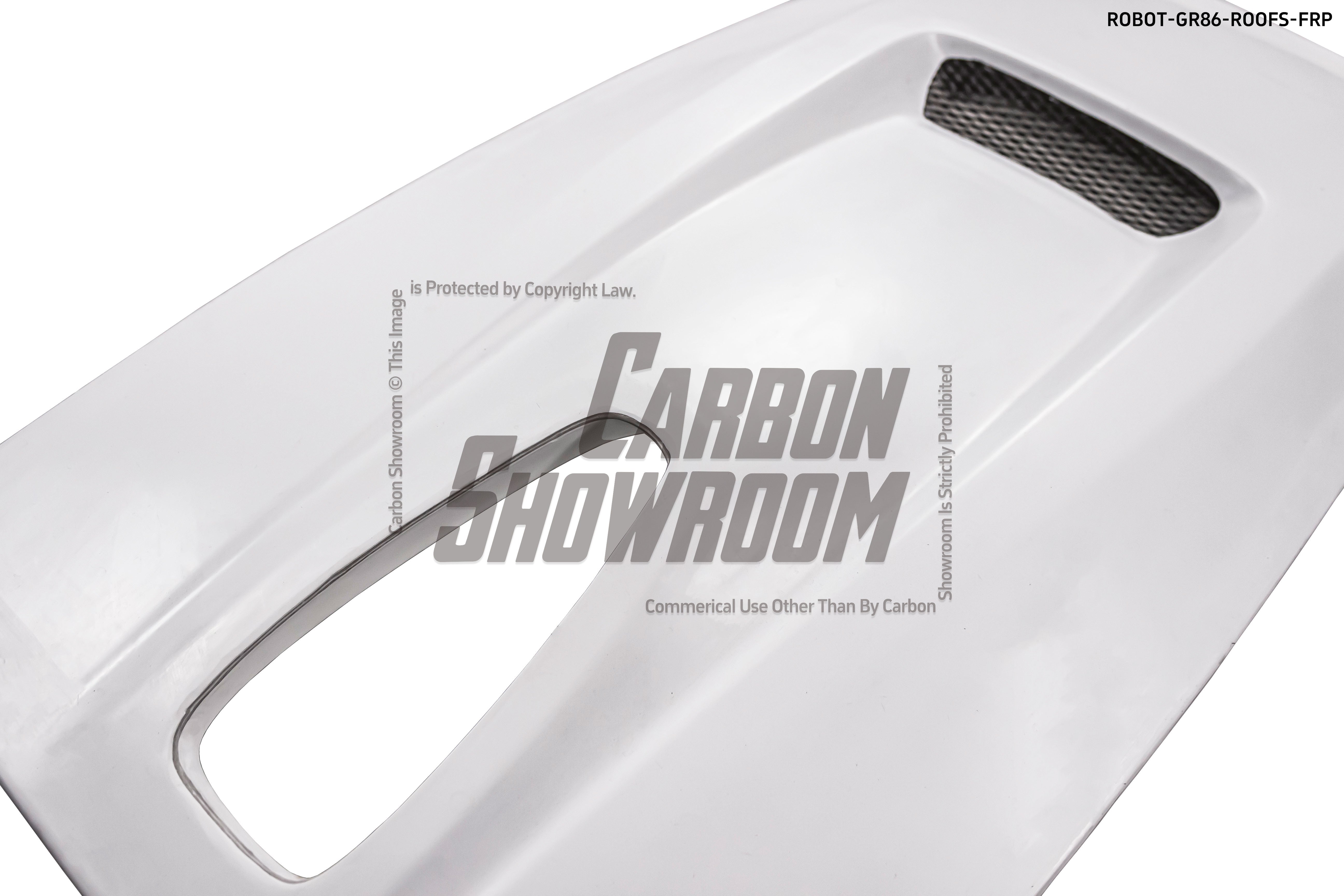 Subaru BRZ ZD8 2022 2023 2024 & Toyota GR86 ZN8 2022 2023 2024 with Aftermarket Parts - SHINING Roof Scoop Carbon Fiber / FRP from Robot Craftsman