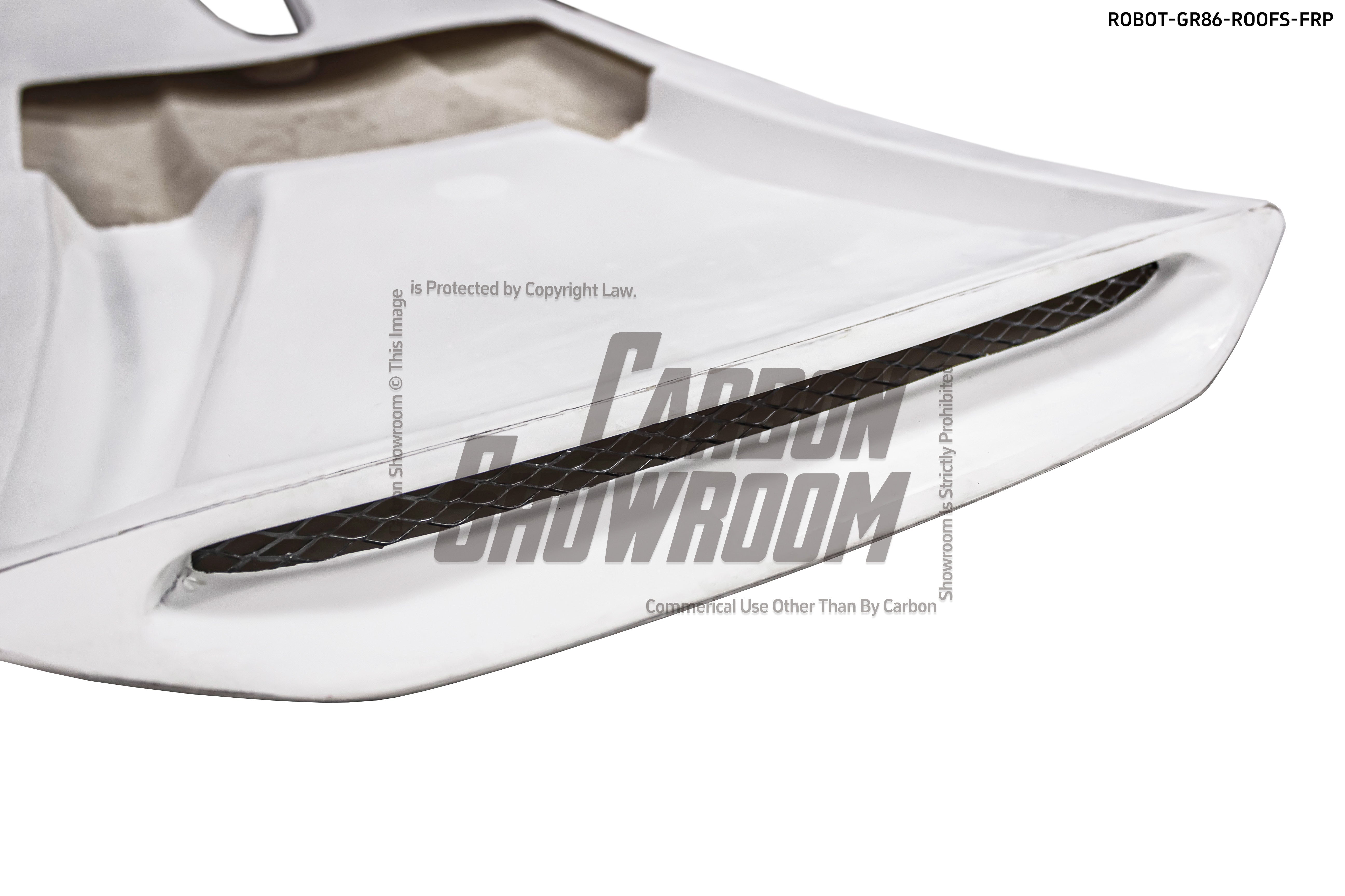 Subaru BRZ ZD8 2022 2023 2024 & Toyota GR86 ZN8 2022 2023 2024 with Aftermarket Parts - SHINING Roof Scoop Carbon Fiber / FRP from Robot Craftsman