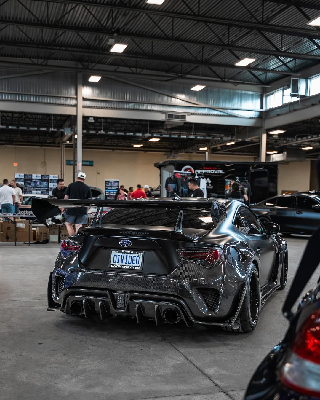 Toyota GT86 86 TRD GT SE Base ZN6 2017 2018 2019 2020 & Scion FR-S FRS ZN6 2013 2014 2015 2016 & BRZ TS Limited Premium ZN6 2013 2014 2015 2016 2017 2018 2019 2020 with Aftermarket Parts - Swan Neck Hammer GT Wing Carbon Fiber / FRP from Robot Craftsman