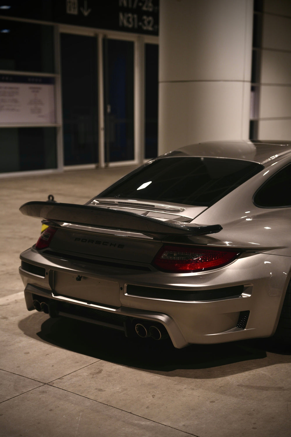 Porsche 911 997.1 997.2 Carrera Base S 2009–2012 (997.1 requires 997.2 taillights) with Robot Craftsman's Aftermarket Parts - Package A "TIGANISM GUSTAV" Carbon Fiber / FRP