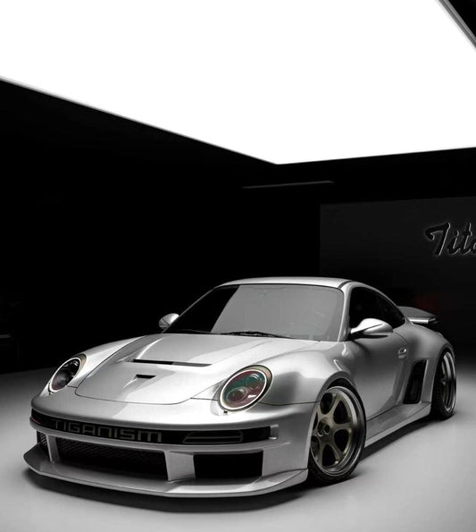 Porsche 911 997.1 997.2 Carrera Base S 2009–2012 (997.1 requires 997.2 taillights) with Robot Craftsman's Aftermarket Parts - Full Complete Kit Package "TIGANISM GUSTAV" Carbon Fiber / FRP