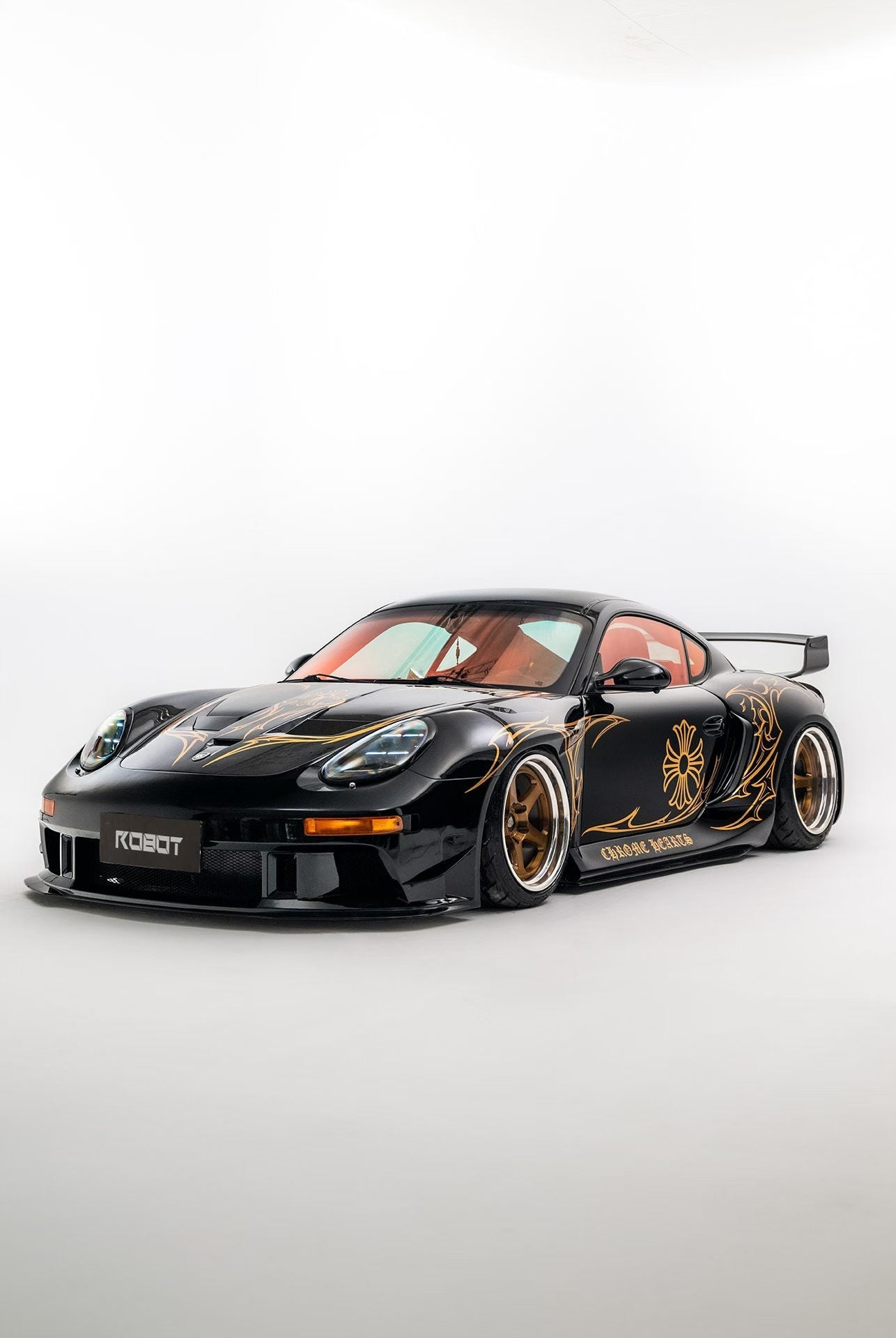 Porsche 987.1 Cayman & Boxster Base / S 2005 2006 2007 2008 & 987.2 Cayman & Boxster Base / S / R 2009 2010 2011 2012 with Aftermarket Parts - TITANISM STUKA Full Kit Carbon Fiber / FRP from Robot Craftsman