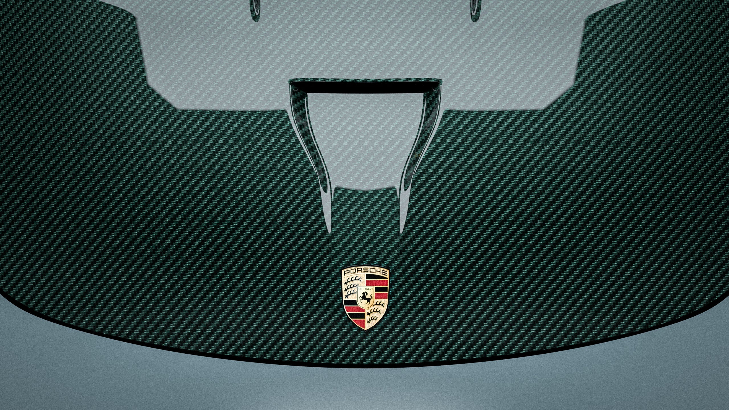 Porsche 987.1 Cayman & Boxster Base / S 2005 2006 2007 2008 & 987.2 Boxster Base / S / R 2009 2010 2011 2012 & 997.1 911 Carrera/S/4S/Targa/Targa4S/GTS/Turbo/Turbo S/GT3/GT3RS 2005 2006 2007 2008 & 997.1 911 Carrera/S/4S/Targa/Targa4S/GTS/Turbo/Turbo S/GT3/GT3RS/GT2 2009 2010 2011 2012 with Aftermarket Parts - TITANISM STUKA Hood Carbon Fiber / FRP from Robot Craftsman