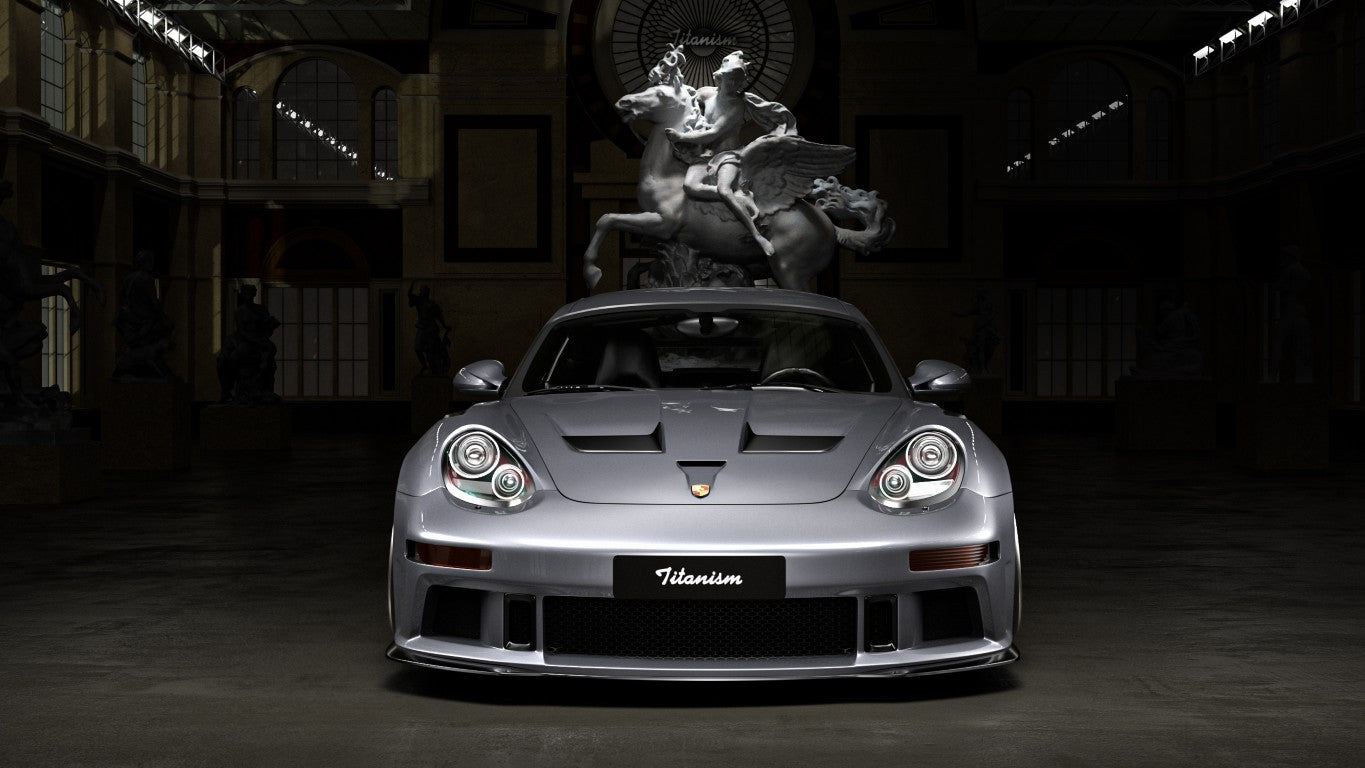 Porsche 987.1 Cayman & Boxster Base / S 2005 2006 2007 2008 & 987.2 Cayman & Boxster Base / S / R 2009 2010 2011 2012 with Aftermarket Parts - TITANISM STUKA Full Kit Carbon Fiber / FRP from Robot Craftsman