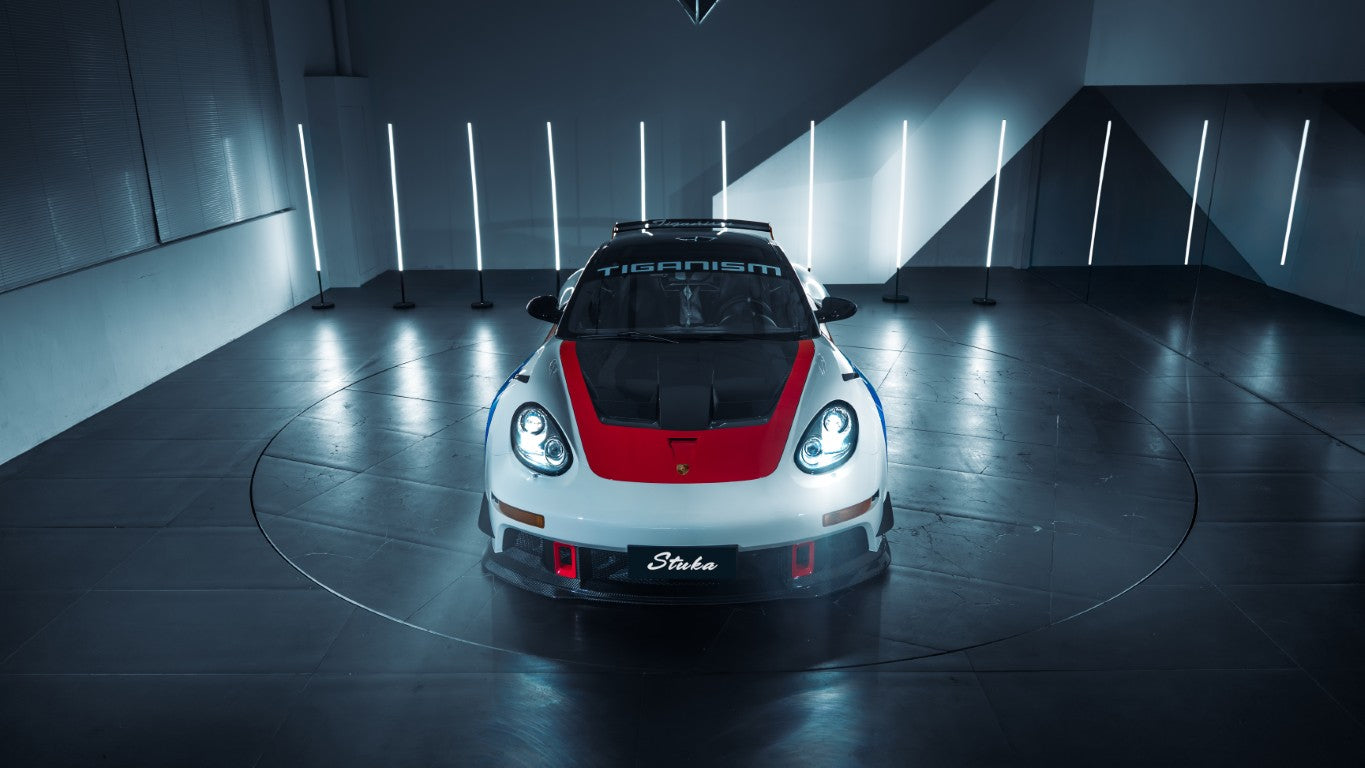 Porsche 987.1 Cayman & Boxster Base / S 2005 2006 2007 2008 & 987.2 Cayman & Boxster Base / S / R 2009 2010 2011 2012 with Aftermarket Parts - TITANISM STUKA Full Kit Carbon Fiber / FRP from Robot Craftsman