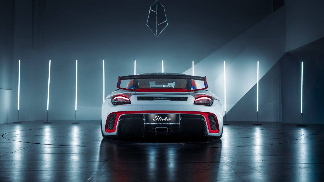 Porsche 987.1 Cayman & Boxster Base / S 2005 2006 2007 2008 & 987.2 Cayman & Boxster Base / S / R 2009 2010 2011 2012 with Aftermarket Parts - TITANISM STUKA Full Kit Carbon Fiber / FRP from Robot Craftsman