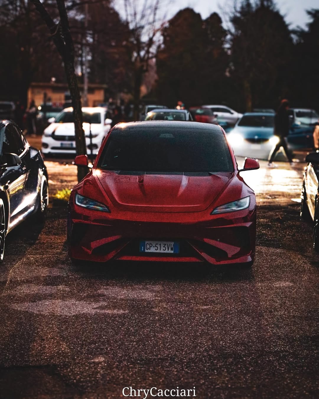 Tesla Model 3 Highland / Performance 2024-ON with Aftermarket Parts - Hacker Narrow Body Front Bumper & Lip Carbon Fiber / FRP from Robot Craftsman