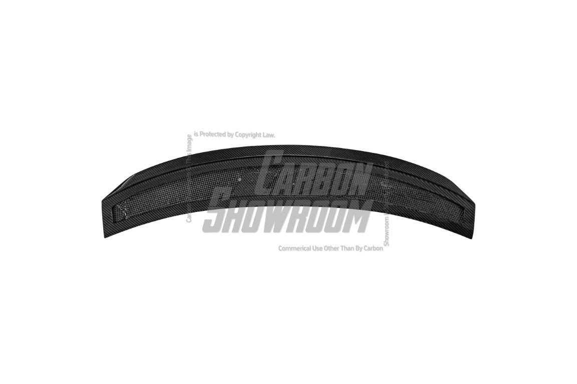 Tesla Model 3 Performance Long Range Standard Base 2017 2018 2019 2020 2021 2022 2023 with Aftermarket Parts - Crypton Rear Spoiler Wing Carbon Fiber / FRP from Robot Craftsman