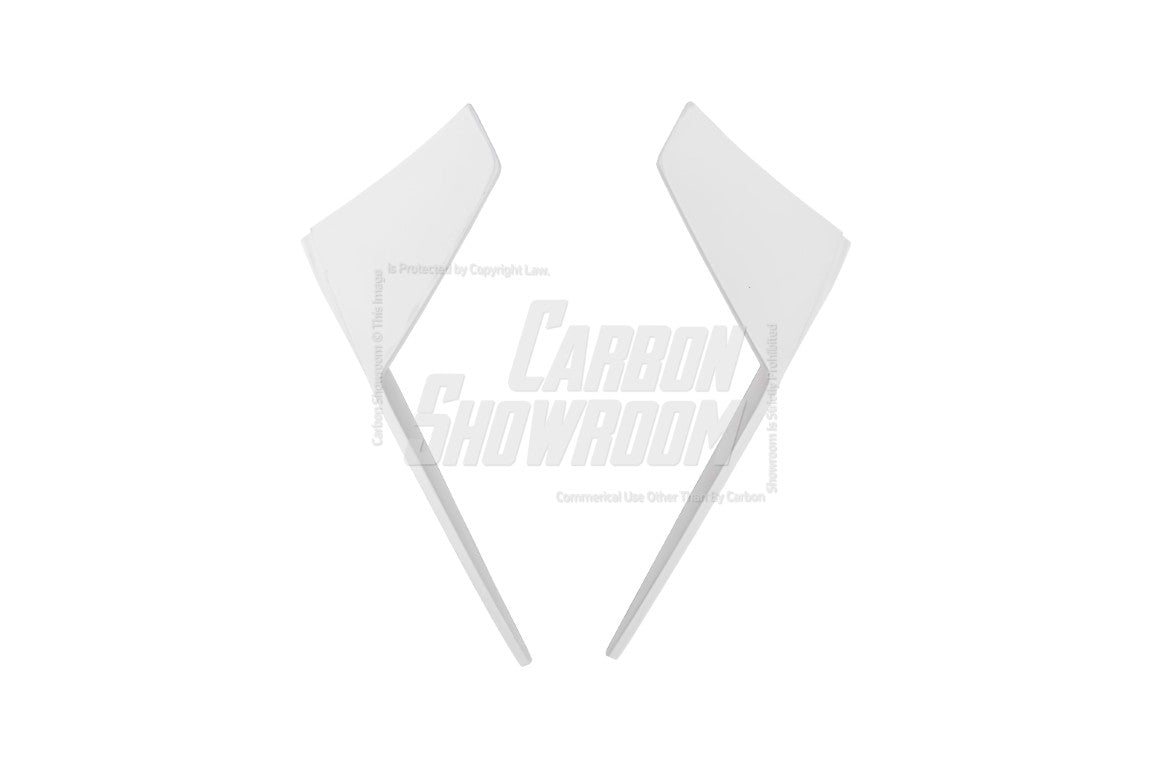 Tesla Model 3 Highland / Performance 2024-ON with Aftermarket Parts - "HACKER" Front Corner Canards Carbon Fiber / FRP from Robot Craftsman