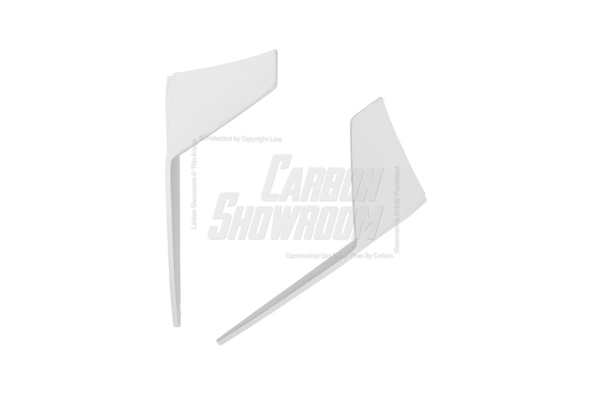 Tesla Model 3 Highland / Performance 2024-ON with Aftermarket Parts - "HACKER" Rear Quarter Side Canards Carbon Fiber / FRP from Robot Craftsman