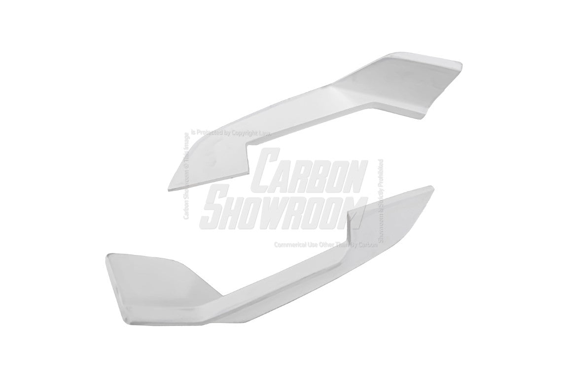 Tesla Model 3 Highland / Performance 2024-ON with Aftermarket Parts - "HACKER" Rear Quarter Side Canards Carbon Fiber / FRP from Robot Craftsman