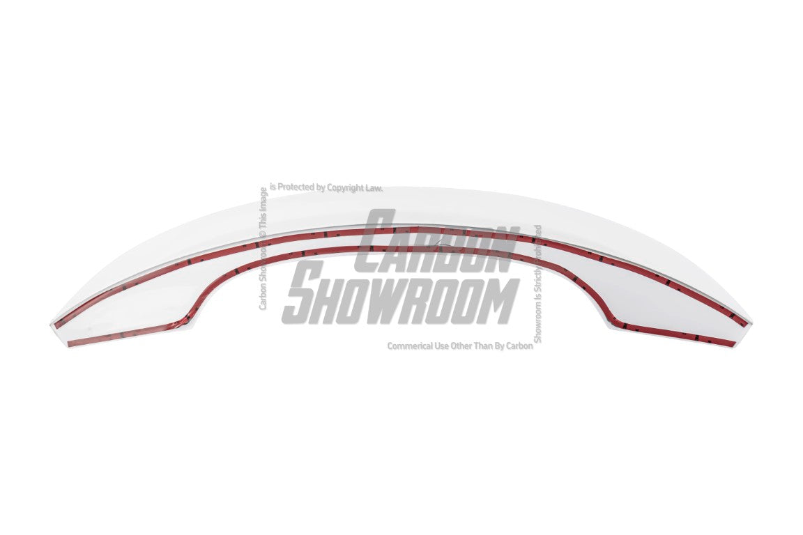 Tesla Model Y Performance AWD Long Range RWD Standard 2020 2021 2023 2024 with Aftermarket Parts - "STARSHIP" Rear Ducktail Spoiler Carbon Fiber / FRP from Robot Craftsman