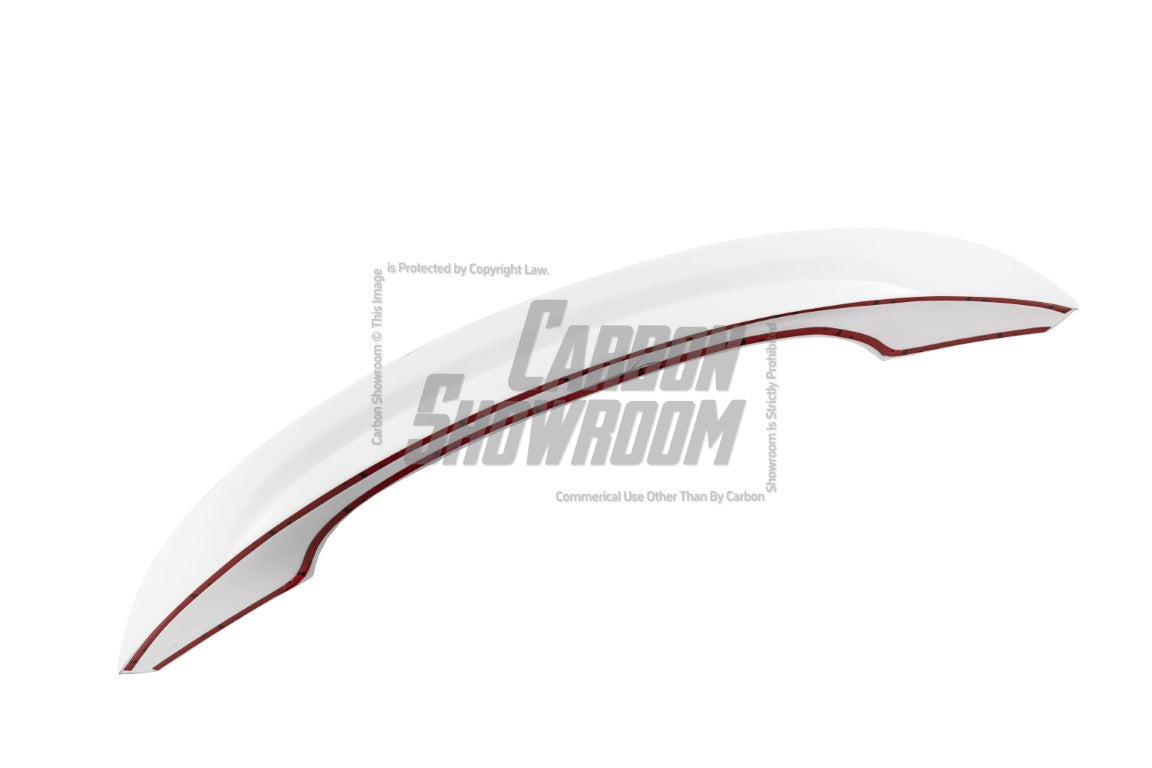 Tesla Model Y Performance AWD Long Range RWD Standard 2020 2021 2023 2024 with Aftermarket Parts - "STARSHIP" Rear Ducktail Spoiler Carbon Fiber / FRP from Robot Craftsman