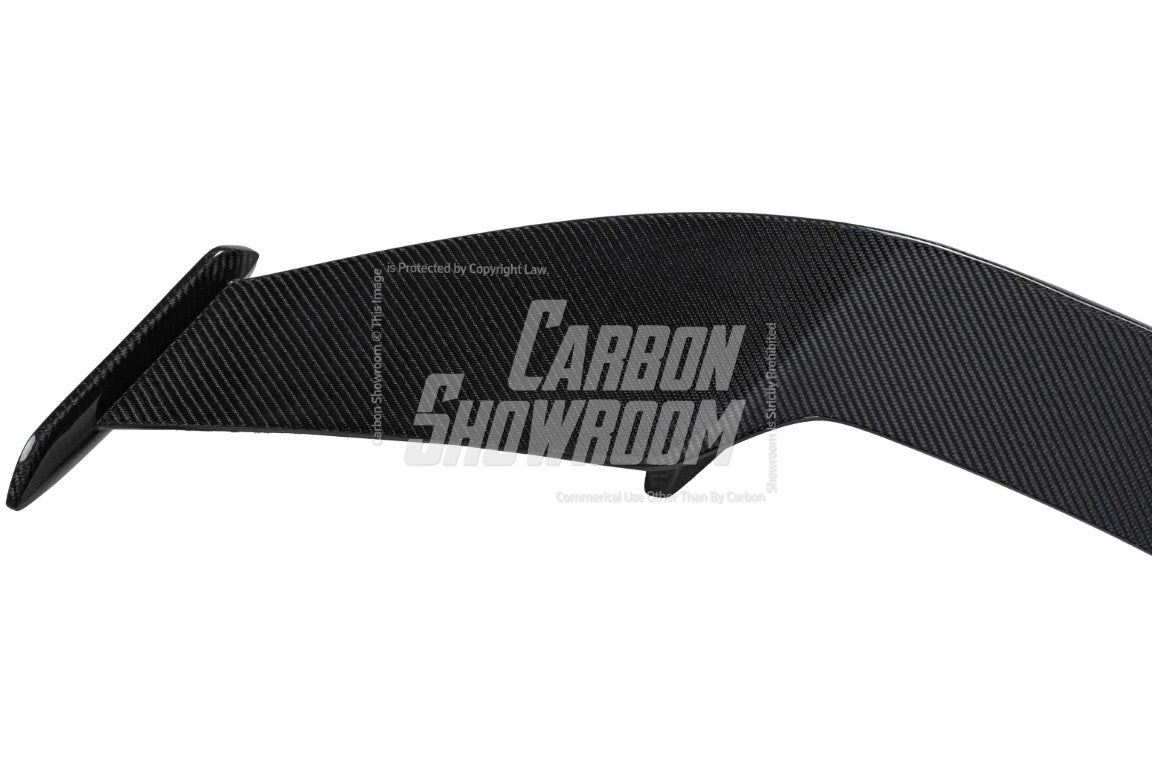 Tesla Model Y Performance AWD Long Range RWD Standard 2020 2021 2023 2024 with Aftermarket Parts - "STARSHIP" Rear Spoiler Wing Carbon Fiber / FRP from Robot Craftsman