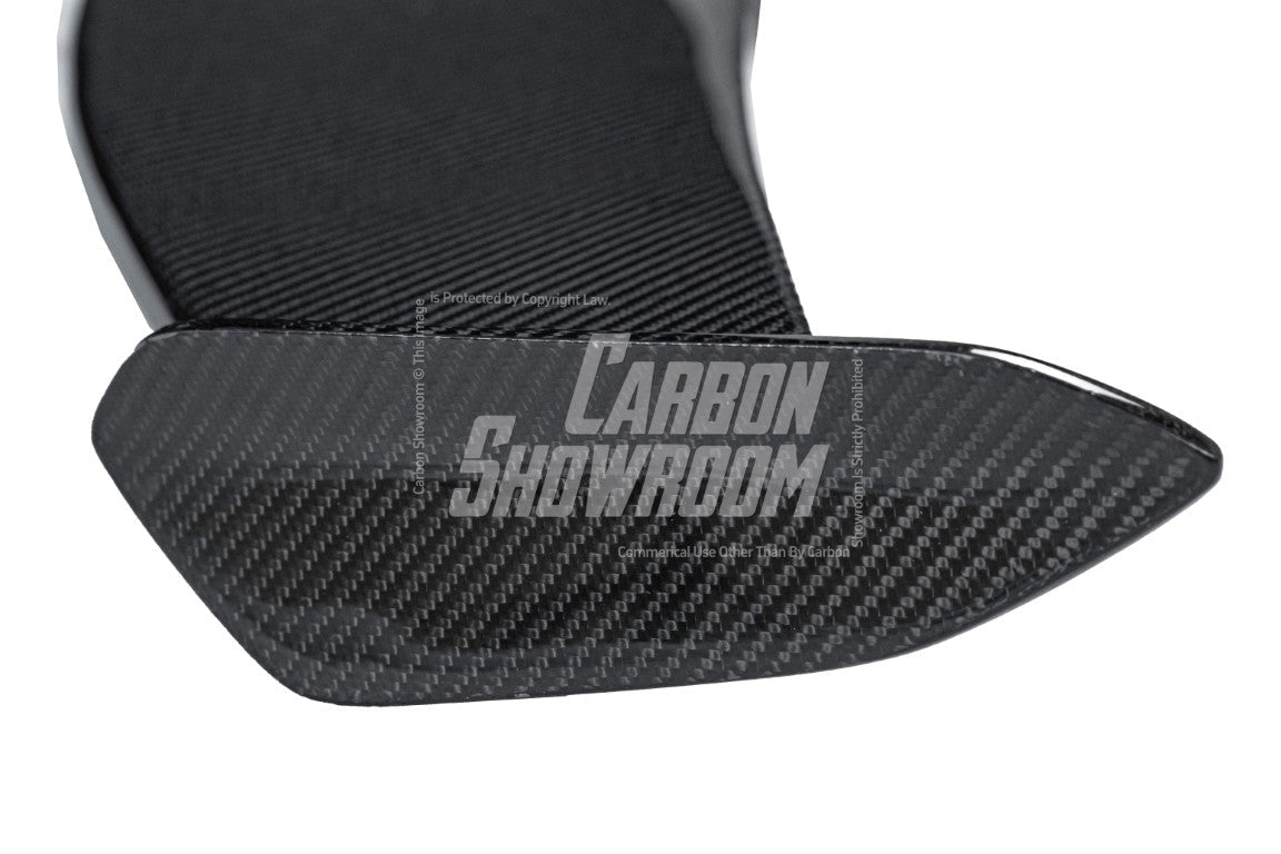 Tesla Model Y Performance AWD Long Range RWD Standard 2020 2021 2023 2024 with Aftermarket Parts - "STARSHIP" Rear Spoiler Wing Carbon Fiber / FRP from Robot Craftsman