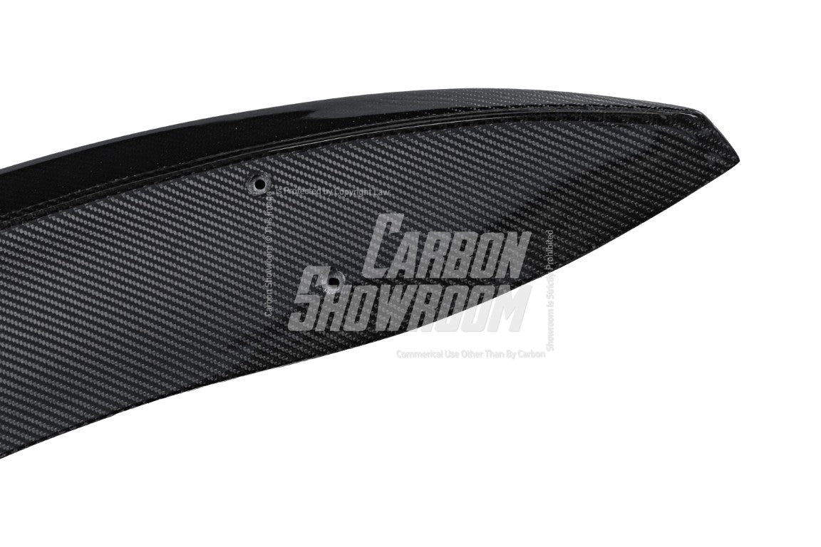 Tesla Model Y Performance AWD Long Range RWD Standard 2020 2021 2023 2024 with Aftermarket Parts - "STARSHIP" Rear Spoiler Wing Carbon Fiber / FRP from Robot Craftsman