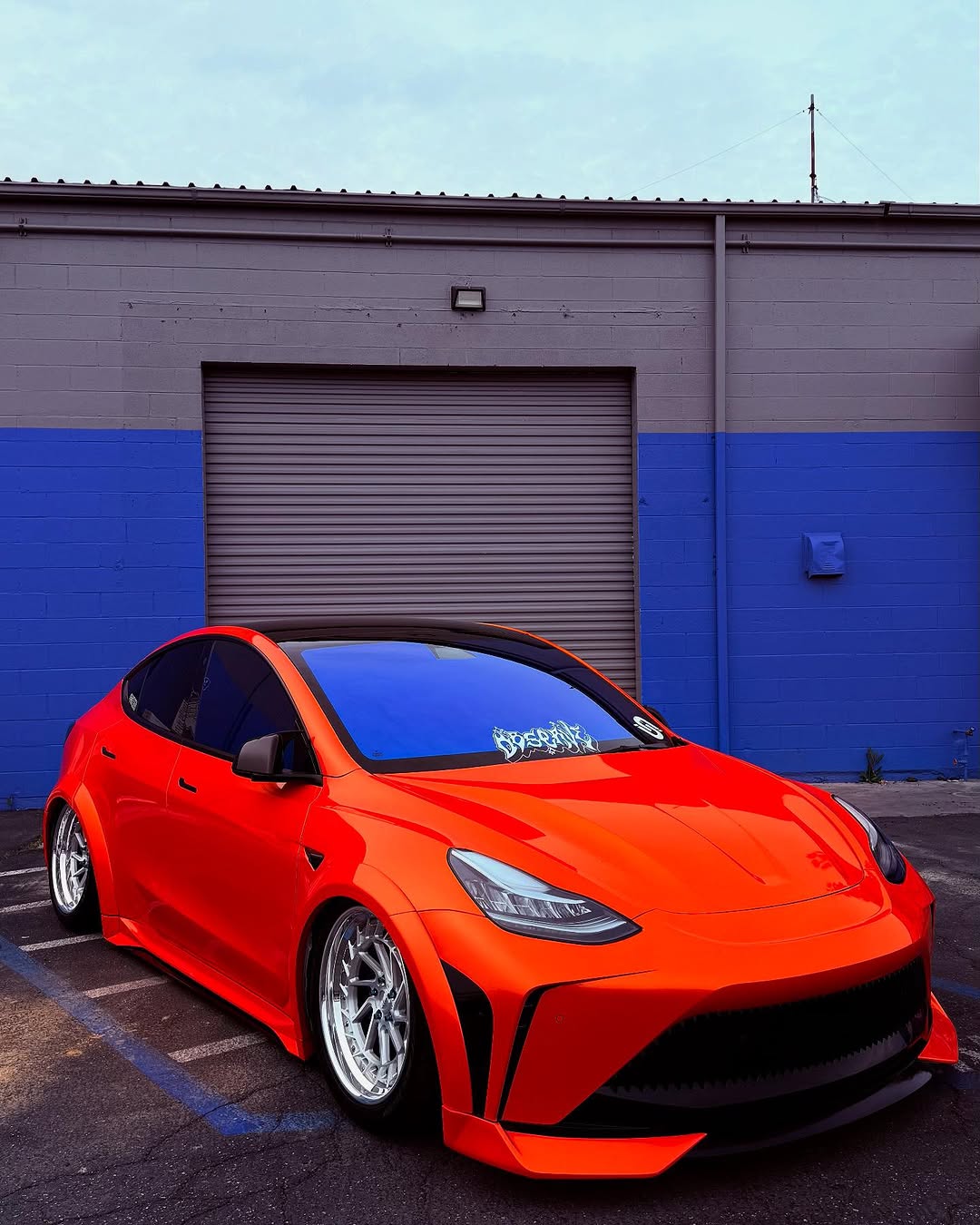 Tesla Model Y Performance AWD Long Range RWD Standard 2020 2021 2022 2023 2024 with Aftermarket Parts - "STARSHIP" Side Skirts PP from Robot Craftsman