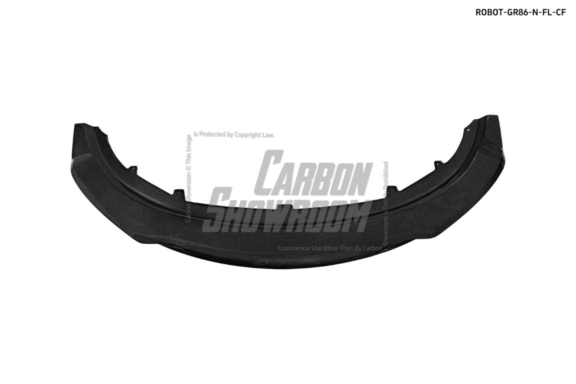Subaru BRZ ZD8 2022 2023 2024 & Toyota GR86 ZN8 2022 2023 2024 with Aftermarket Parts - "SHINING" Narrow Body Front Bumper & Lip Carbon Fiber / FRP from Robot Craftsman