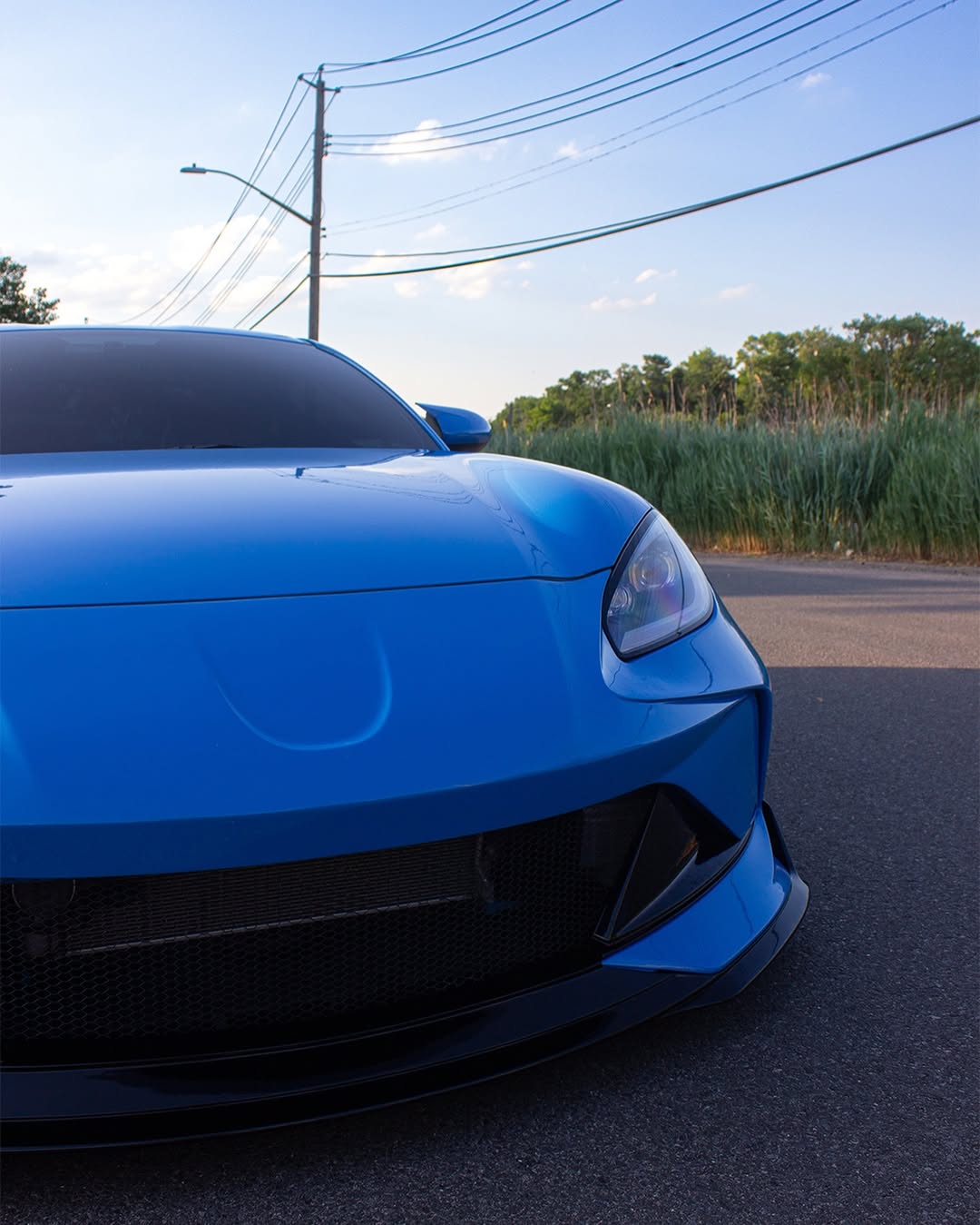 Subaru BRZ ZD8 2022 2023 2024 & Toyota GR86 ZN8 2022 2023 2024 with Aftermarket Parts - "SHINING" Narrow Body Front Bumper & Lip Carbon Fiber / FRP from Robot Craftsman