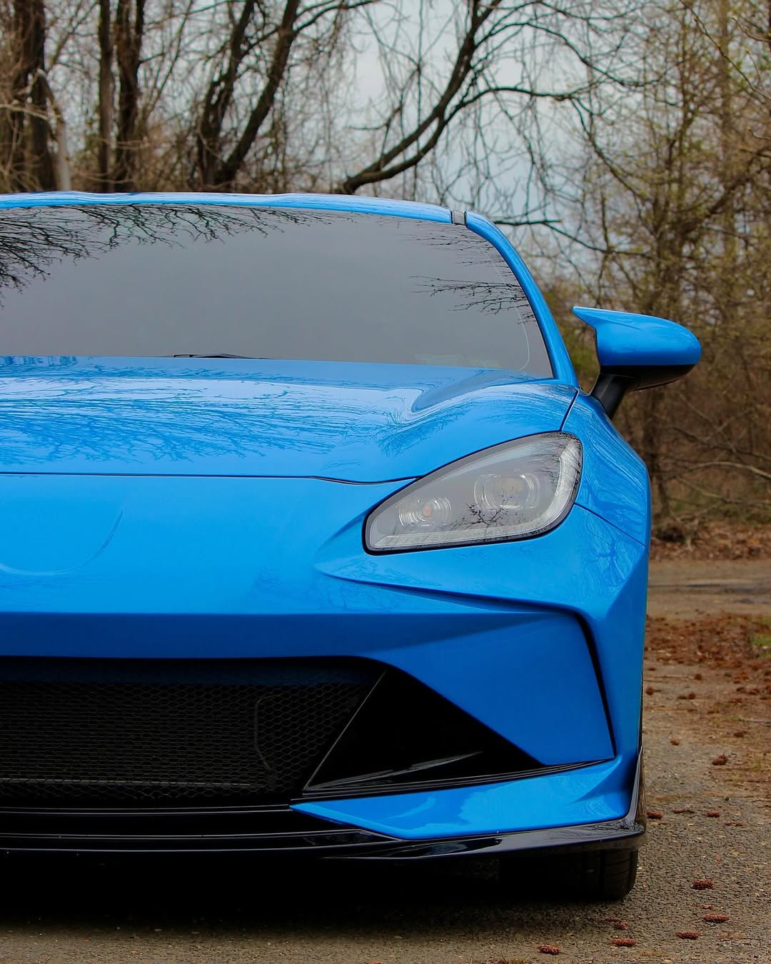 Subaru BRZ ZD8 2022 2023 2024 & Toyota GR86 ZN8 2022 2023 2024 with Aftermarket Parts - "SHINING" Narrow Body Front Bumper & Lip Carbon Fiber / FRP from Robot Craftsman