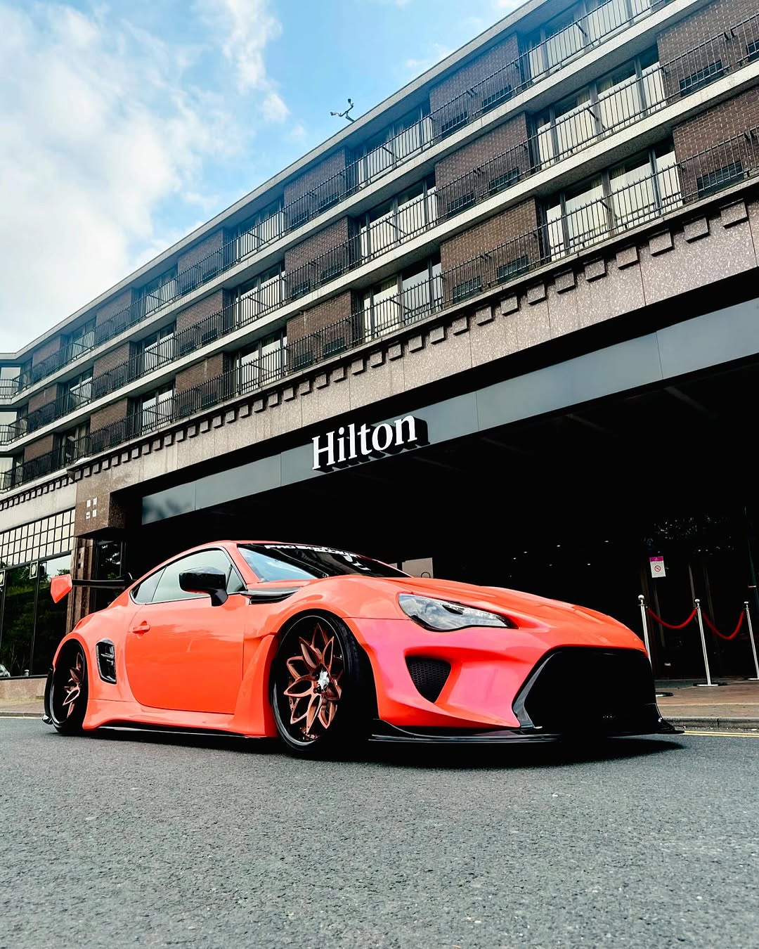 Toyota GT86 86 TRD GT SE Base ZN6 2017 2018 2019 2020 & Scion FR-S FRS ZN6 2013 2014 2015 2016 & BRZ TS Limited Premium ZN6 2013 2014 2015 2016 2017 2018 2019 2020 with Aftermarket Parts - Swan Neck Hammer GT Wing Carbon Fiber / FRP from Robot Craftsman