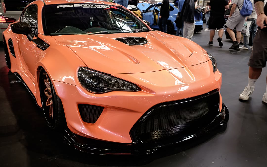 Toyota GT86 86 TRD GT SE Base ZN6 2017 2018 2019 2020 & Scion FR-S FRS ZN6 2013 2014 2015 2016 & BRZ TS Limited Premium ZN6 2013 2014 2015 2016 2017 2018 2019 2020 (compatible with ROBOT widebody kit) with Aftermarket Parts - Replacement Front Lip Only & Front Bumper & Lip Carbon Fiber / FRP from Robot Craftsman