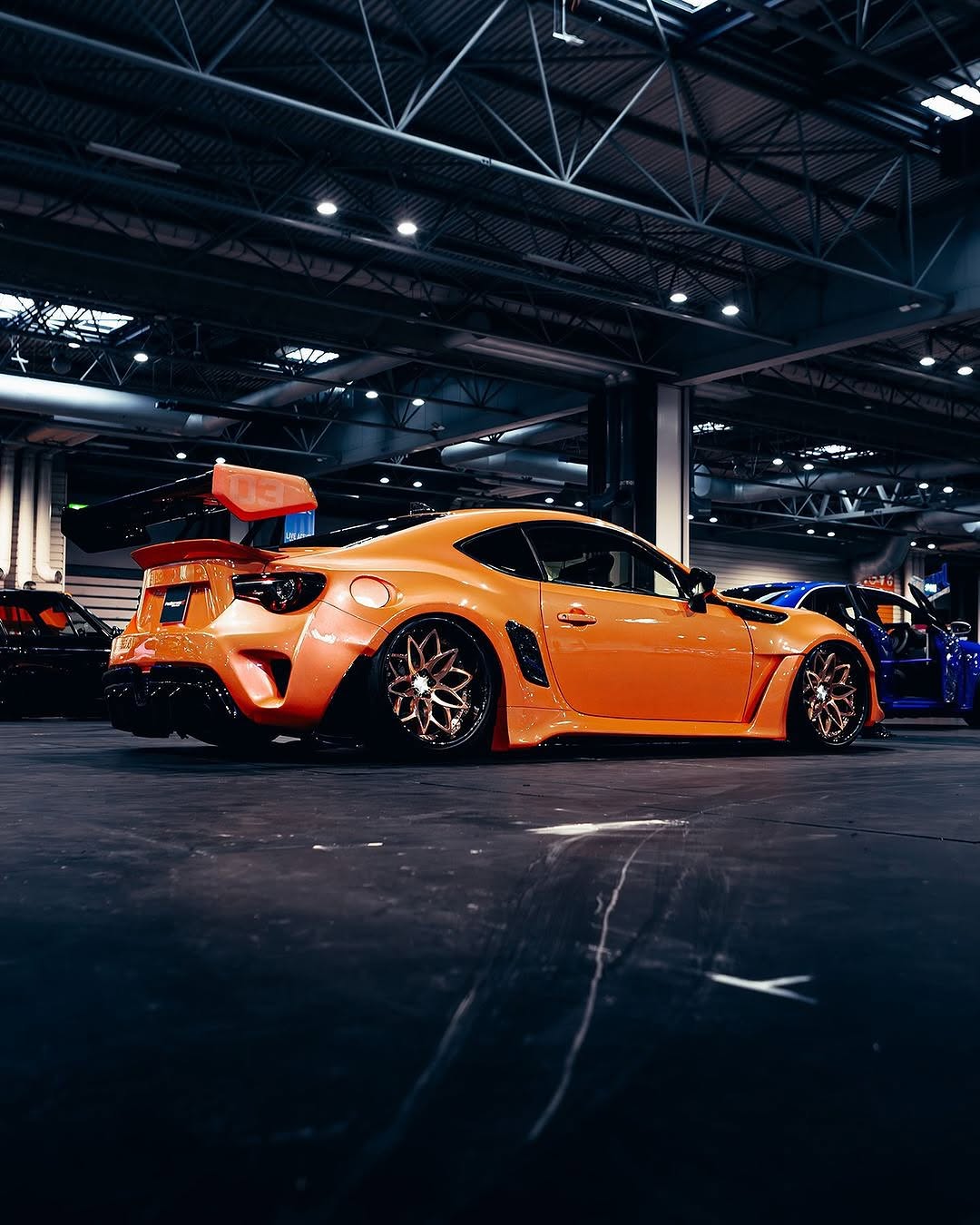 Toyota GT86 86 TRD GT SE Base ZN6 2017 2018 2019 2020 & Scion FR-S FRS ZN6 2013 2014 2015 2016 & BRZ TS Limited Premium ZN6 2013 2014 2015 2016 2017 2018 2019 2020 with Aftermarket Parts - Swan Neck Hammer GT Wing Carbon Fiber / FRP from Robot Craftsman