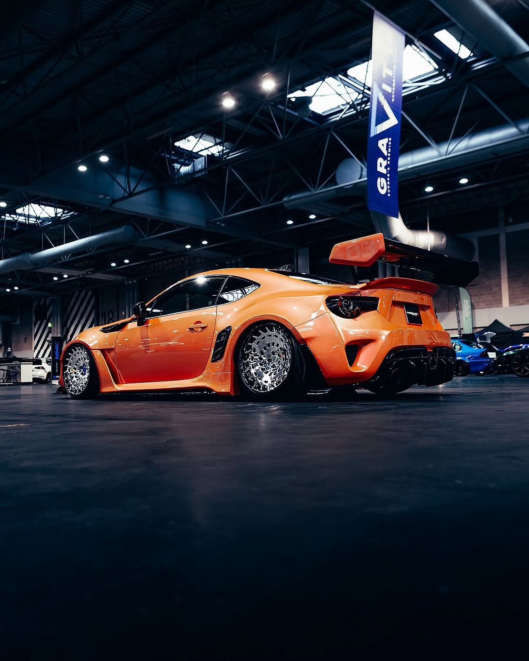 Toyota GT86 86 TRD GT SE Base ZN6 2017 2018 2019 2020 & Scion FR-S FRS ZN6 2013 2014 2015 2016 & BRZ TS Limited Premium ZN6 2013 2014 2015 2016 2017 2018 2019 2020 with Aftermarket Parts - Swan Neck Hammer GT Wing Carbon Fiber / FRP from Robot Craftsman