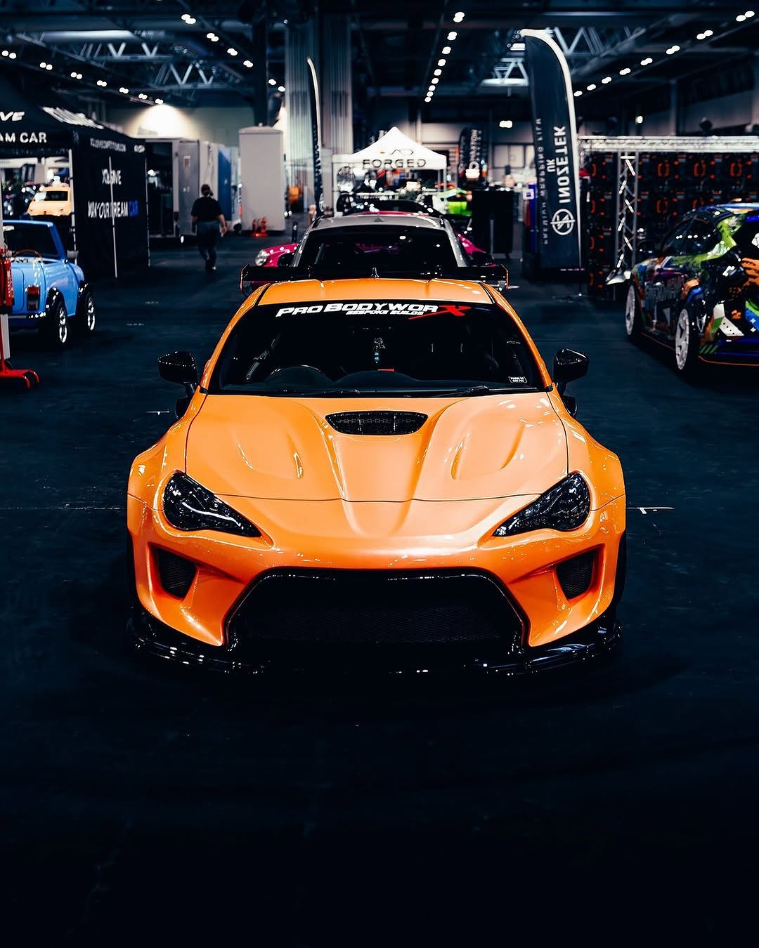 Toyota GT86 86 TRD GT SE Base ZN6 2017 2018 2019 2020 & Scion FR-S FRS ZN6 2013 2014 2015 2016 & BRZ TS Limited Premium ZN6 2013 2014 2015 2016 2017 2018 2019 2020 (compatible with ROBOT widebody kit) with Aftermarket Parts - Replacement Front Lip Only & Front Bumper & Lip Carbon Fiber / FRP from Robot Craftsman