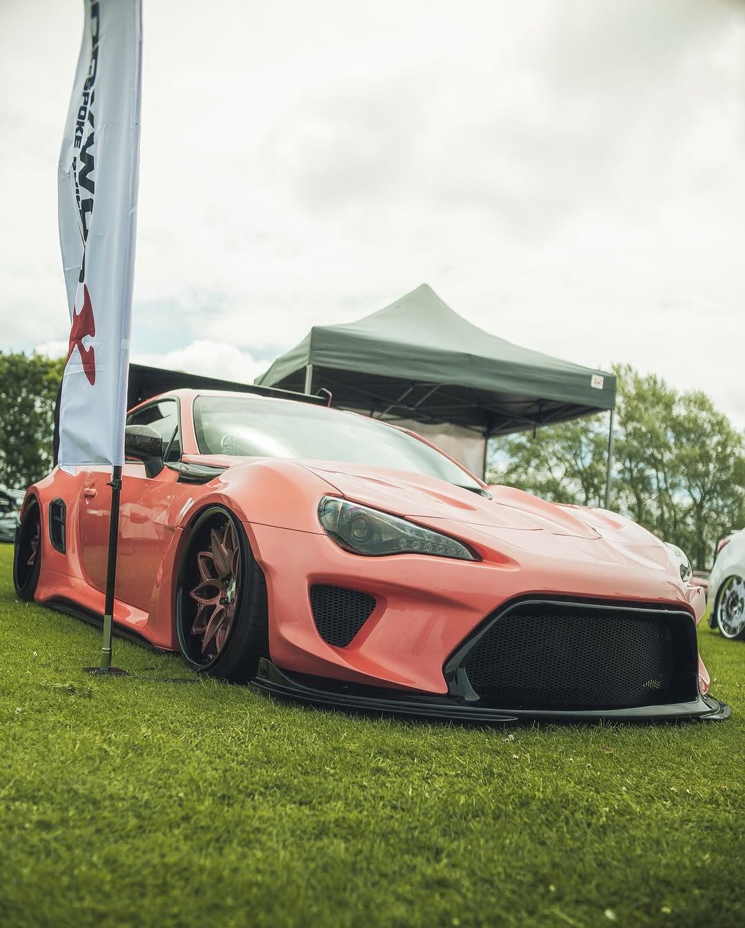 Toyota GT86 86 TRD GT SE Base ZN6 2017 2018 2019 2020 & Scion FR-S FRS ZN6 2013 2014 2015 2016 & BRZ TS Limited Premium ZN6 2013 2014 2015 2016 2017 2018 2019 2020 (compatible with ROBOT widebody kit) with Aftermarket Parts - Replacement Front Lip Only & Front Bumper & Lip Carbon Fiber / FRP from Robot Craftsman