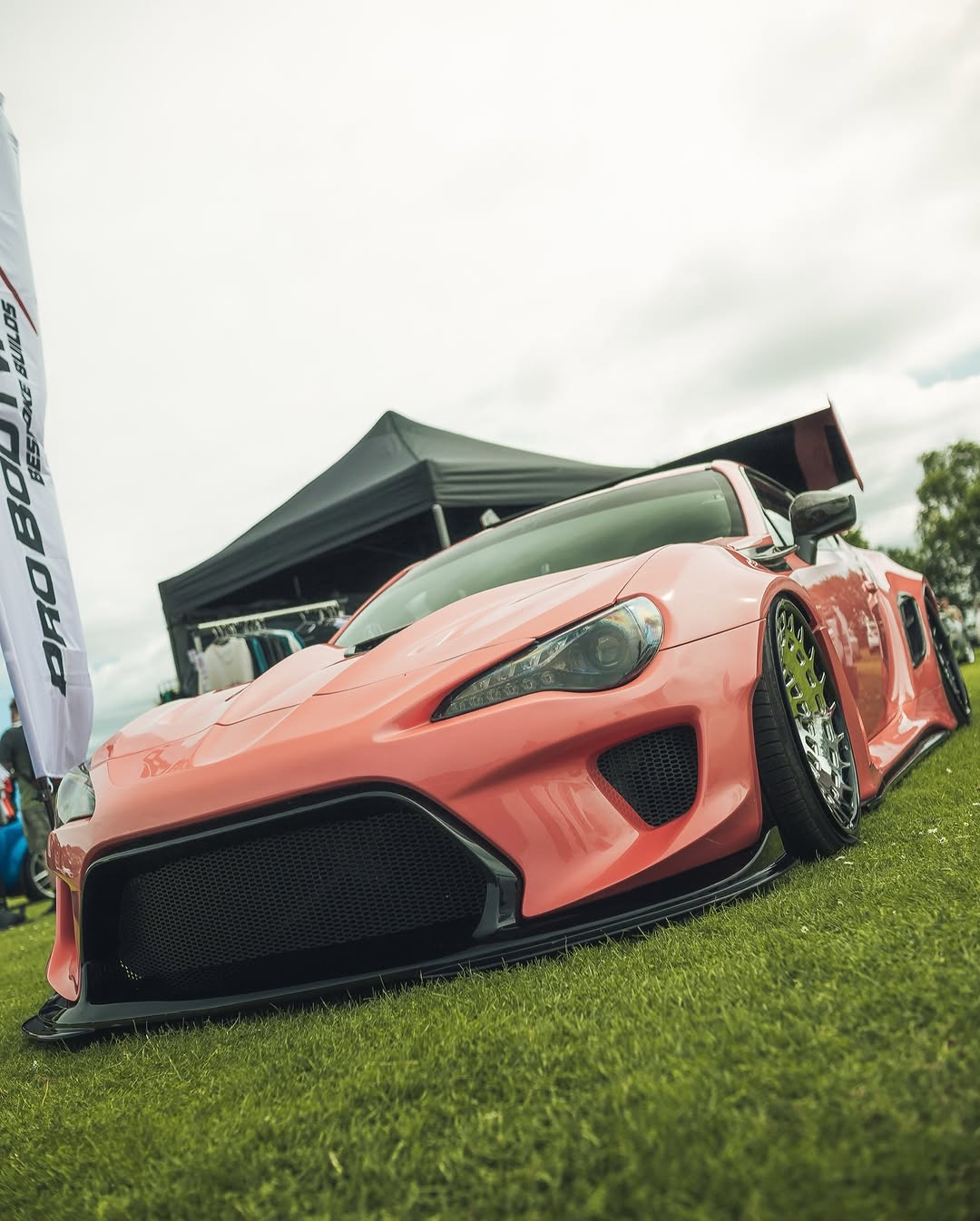 Toyota GT86 86 TRD GT SE Base ZN6 2017 2018 2019 2020 & Scion FR-S FRS ZN6 2013 2014 2015 2016 & BRZ TS Limited Premium ZN6 2013 2014 2015 2016 2017 2018 2019 2020 (compatible with ROBOT widebody kit) with Aftermarket Parts - Replacement Front Lip Only & Front Bumper & Lip Carbon Fiber / FRP from Robot Craftsman