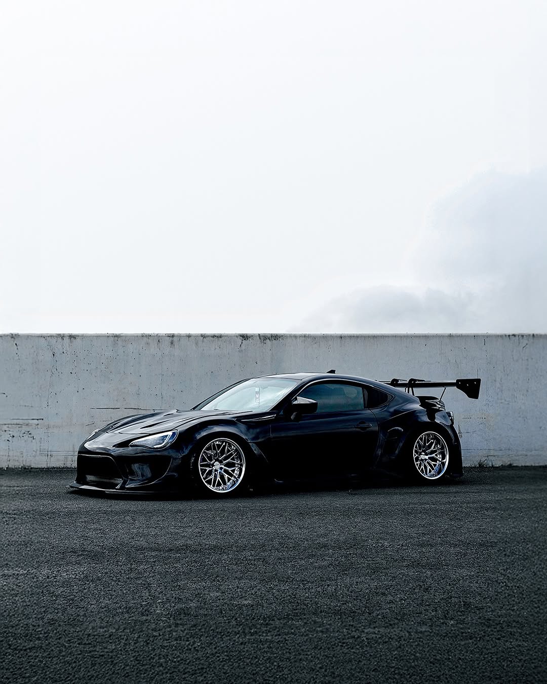 Toyota GT86 86 TRD GT SE Base ZN6 2017 2018 2019 2020 & Scion FR-S FRS ZN6 2013 2014 2015 2016 & BRZ TS Limited Premium ZN6 2013 2014 2015 2016 2017 2018 2019 2020 (compatible with ROBOT widebody kit) with Aftermarket Parts - Front Bumper & Lip Carbon Fiber / FRP from Robot Craftsman