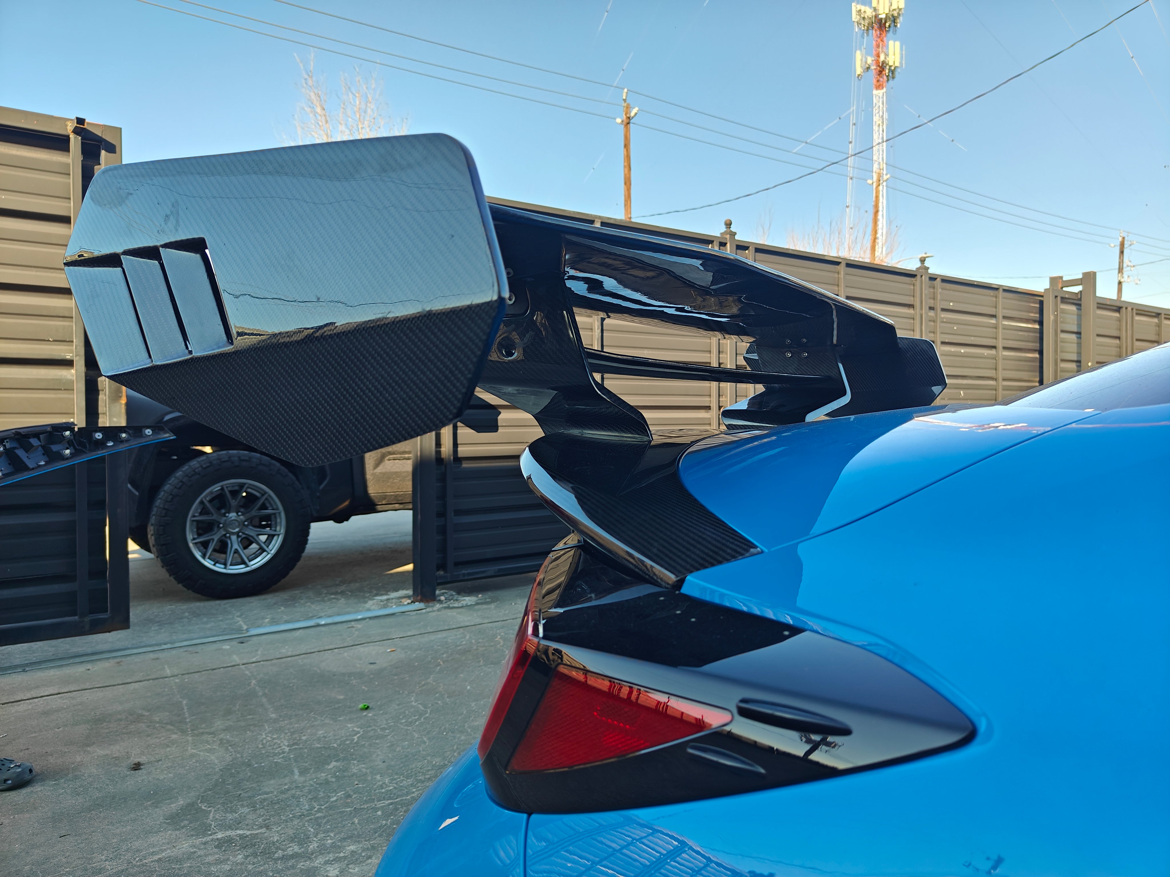 Subaru BRZ ZD8 2022-ON & Toyota GR86 ZN8 2022-ON with Aftermarket Parts - "SHINING" Extreme Rear GT Wing Carbon Fiber / FRP from Robot Craftsman